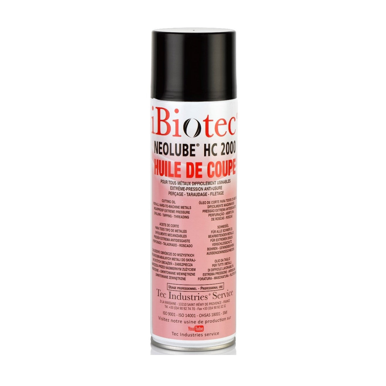 Aérosol huile de coupe 650 ml