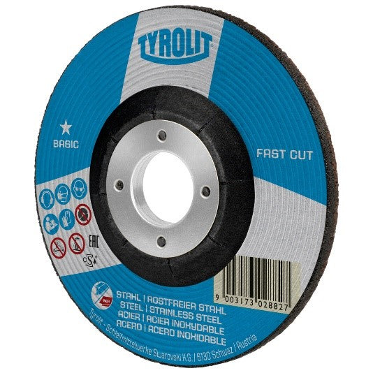 Disque à meuler 125 X 6.0 X 22.23 Acier/Inox Basic Fastcut
