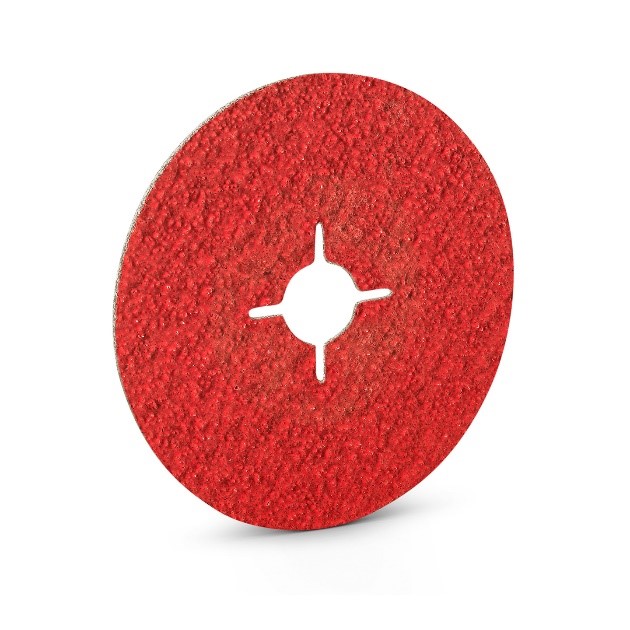 Disque fibre céramique 125mm XF870 Rouge Spécial Inox VSM